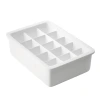 Household underwear and socks storage box, plastic cosmetics organization box, storage box for underwear, bras and undergarments compartments Item Picture